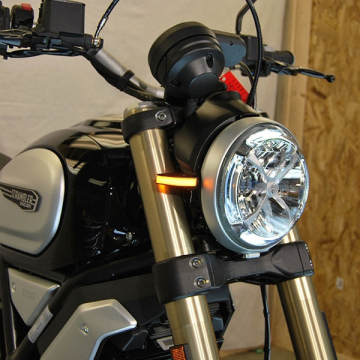 view New Rage Cycles S1100-FB Front Turn Signals for Ducati Scrambler 1100 '18-