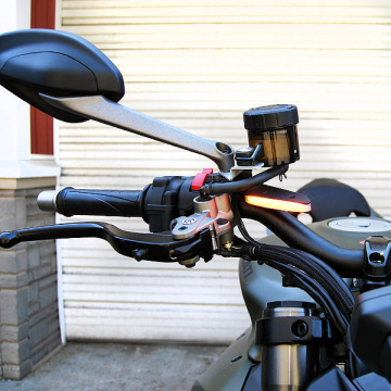 view New Rage Cycles SF-FS Front Turn Signals for Ducati Streetfighter V4 & V2 '20-