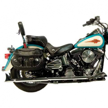 view Paughco Fishtail Exhaust for Harley Softail 1987-1999