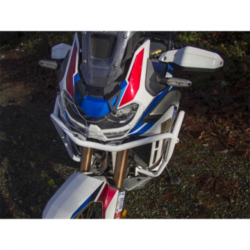 view AltRider AS20-0-1513 Silver Crashbar System w/ Clear Headlight Guard Honda CRF1100L Africa Twin '20-