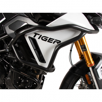 Hepco & Becker 502.7658 00 01 Upper Crashbars, Black for Triumph Tiger 900 GT/Pro '24-