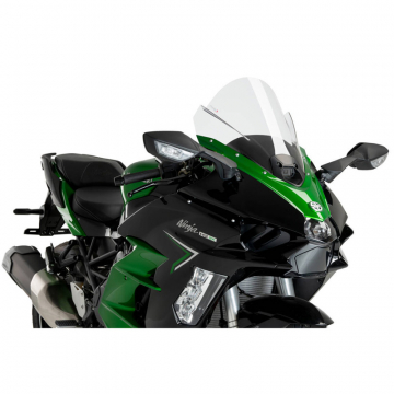 view Puig 21714W Z-Racing Windshield for Kawasaki Ninja H2 SX (2023-)