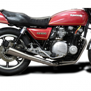 view Delkevic COM2796 4-1 Stainless Megaphone Exhaust for Kawasaki KZ1000 LTD K/J/M CSR1000 '81-'83