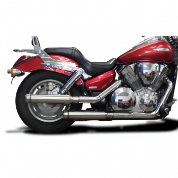 view Delkevic KIT36HR 16" Slip-on Exhausts, Bull Nose for Honda VTX1300 C/T/R '04-'09