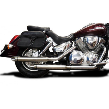 view Delkevic KIT37JC 21" Slip-on Exhausts, Slash Cut for Honda VTX1300S '03-'07