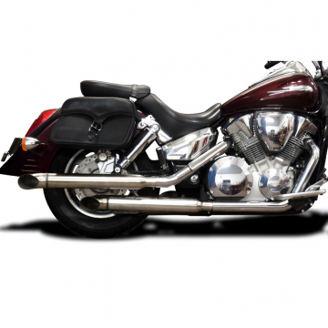 view Delkevic KIT39JC 21" Slip-on Exhausts, Curved Out for Honda VTX1300S '03-'07