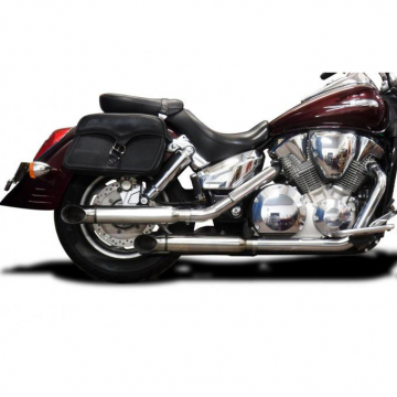 view Delkevic KIT40JC 16" Slip-on Exhausts, Curved Out for Honda VTX1300S '03-'07