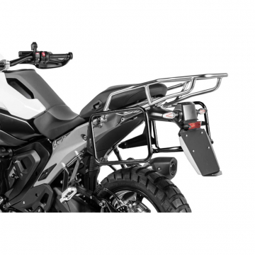 view Touratech 035-5560 Pannier Racks, Black Epoxy-Coated for BMW R1300GS (2024-)