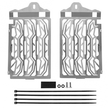 view Touratech 037-5016 Radiator Guards, Silver for BMW R1250GS/Adventure '19-'23