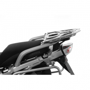 view Touratech 045-5450 Rear Luggage Rack Extension, Silver for BMW R1200GS / R1250GS