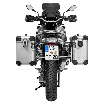 view Touratech 045-6831 Zega EVO System, 31L/38L SS/Silver for BMW R1200GS/R1250GS '13-