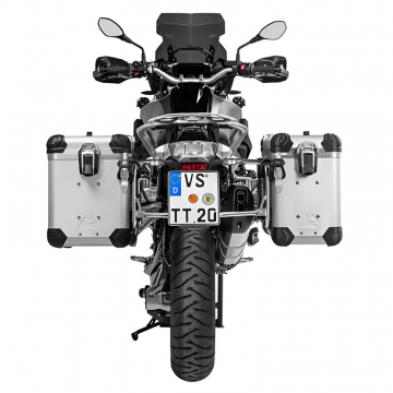 view Touratech 045-6836 Zega EVO System, 38L/45L SS/Silver for BMW R1200GS/R1250GS '13-