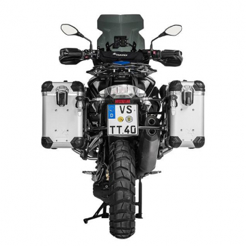 view Touratech 045-6881 Zega EVO System, 31L/38L Black/Silver for BMW R1200GS/R1250GS '13-