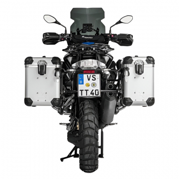 view Touratech 045-6886 Zega EVO System, 38L/45L Black/Silver for BMW R1200GS/R1250GS '13-