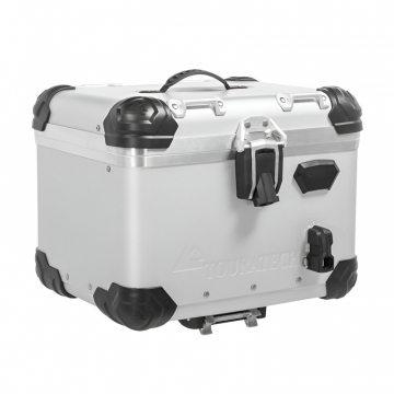 view Touratech 050-6076 Zega Evo Aluminum Touring Top Case 38 Liter, Anodized Silver