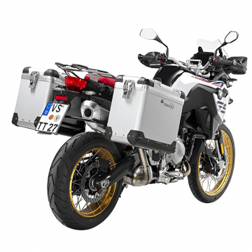 view Touratech 082-5786 Zega Pro System, 38L/45L Black/Silver for BMW F750/F800/F850/900GS