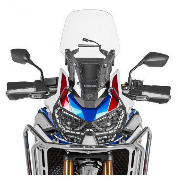 view Touratech 403-5651 Defensa Expedition Handguards, Silver/Black for Honda Africa Twin '20-