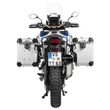 view Touratech 403-7076 Zega Evo X System, 45L/45L Black/Silver for Africa Twin '22-/ADS '20-