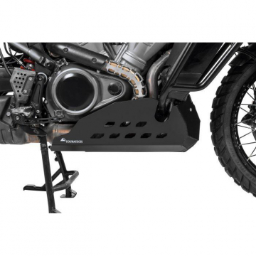 view Touratech 440-5140 Expedition Skid Plate, Black for Harley Pan America '21-