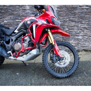 view AltRider AT18-5-8103 High Fender with Speed Bleeder, Red for Honda CRF1000L/CRF1100L Africa Twin