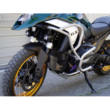 view AltRider R130-0-1003 Silver Lower Crash Bar & Silver Skid Plate System, for the BMW R1300GS (2024-)