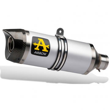 view Arrow 51514AO Thunder Slip-on Exhaust, Aluminum for Honda CB125F (2015-2016)