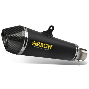 Arrow 51517XKN X-Kone Slip-On Exhaust, Nichrome Dark for Honda CB125F '17-'20