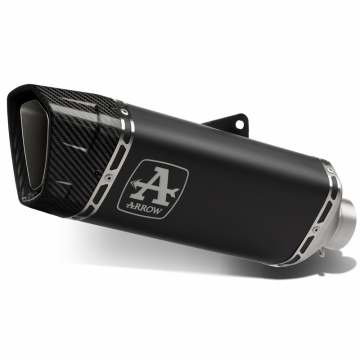 view Arrow 71509PTN Pista Slip-on Exhaust, Titanium Dark for Kawasaki ZX-6R 636 '24-