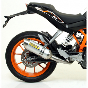 Arrow 71813AO Thunder Exhaust, Aluminum for KTM RC 125 / Duke 390 / RC390