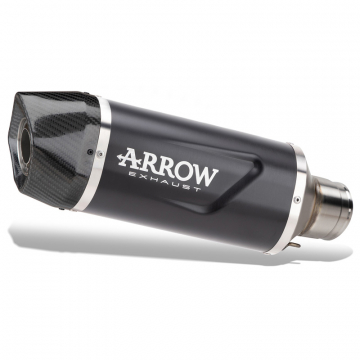 view Arrow 72653AKN Indy Race Evo Slip-on Exhaust, Aluminum Dark for BMW F900GS & Adv '24-