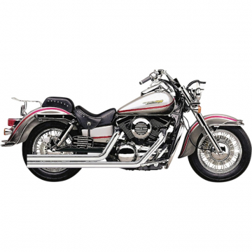 view Cobra 4919T Speedster Long Exhaust System, Chrome for Kawasaki VN1500/1600 '96-'08