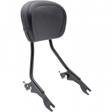 view Cobra 602-2000B Detachable Backrest Tall, Black for Harley Touring (2009-2024)