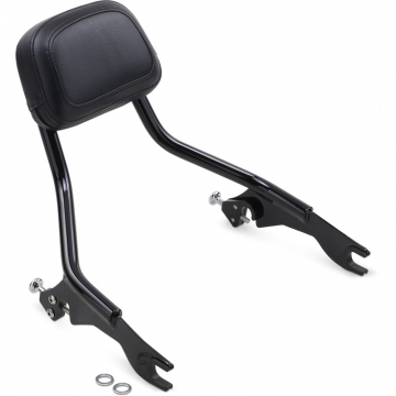 view Cobra 602-2200B Detachable Backrest Short, Black for Harley Touring (2009-2024)