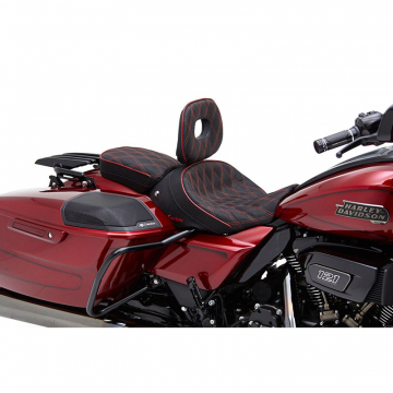 view Corbin HD-23-CVO-MSC-E Max CLOSE Solo Seat, With Heat for Harley Road/Street Glide (2023-)