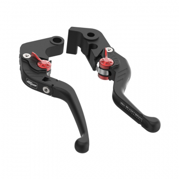 view Evotech PRN002398-004646 Evo Folding Clutch/Short Brake Lever Set for Kawasaki Ninja ZX-6R '24-