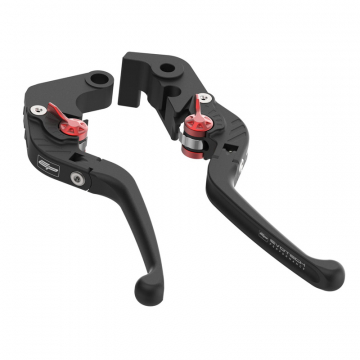 view Evotech PRN035228-035229 Evo Folding Clutch and Brake Lever Set for Honda CB & CBR 650 models