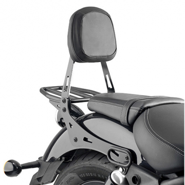 view Givi TS9058B Backrest with Luggage Rack for Royal Enfield Super Meteor 650 '23-