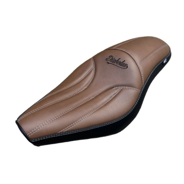 view K-Speed RB0174 Brown Long Seat Diablo Two-Tone for Honda Rebel 250, 300 & 500