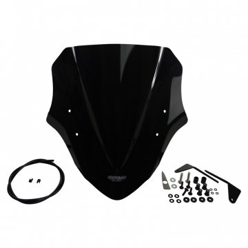 view MRA 4025066148899 Racing Windscreen "NRM", Black for Honda CB650F (2014-2016)