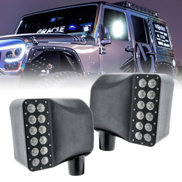 view Oracle 5751-001 LED Off-Road Side Mirrors for Jeep Wrangler JK '15-'20