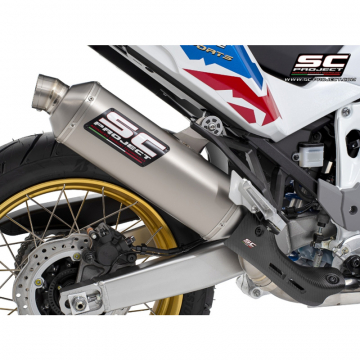 view Sc-Project H49-101T Rally Raid Exhaust, Titanium for Honda CRF1100L Africa Twin '24-