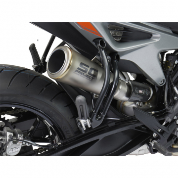 view SC-Project KTM12-43T S1-GP Slip-on Exhaust for KTM 790 Duke '18-'20 & 890 Duke R '20-'23