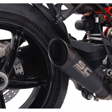 view Sc-Project KTM21-41MB S1 Slip-on Exhaust, Black for KTM 1390 Super Duke R/Evo '24-