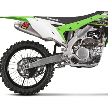 view Akrapovic S-K2MET9-BNTA Evolution Line Titanium Exhaust for Kawasaki KX250 F/X '17-