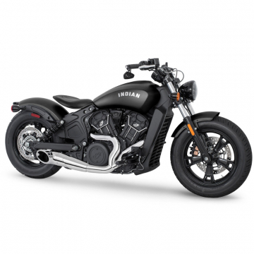 view Freedom Performance IN00077 Turnout 2-into-1 Slip-On Exhausts, Chrome Indian Scout '14-'24