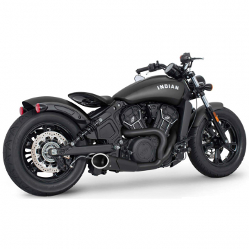 view Freedom Performance IN00082 Combat 2-into-1 Shorty Exhaust, Black for Indian Scout / Victory Octane