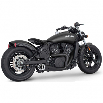 view Freedom Performance IN00086 Combat 2-into-1 Shorty Exhaust, Black for Indian Scout '14-24