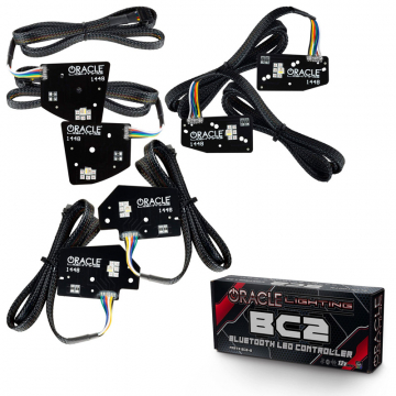 view Oracle 1448-335 ColorSHIFT Headlight DRL Kit, w/BC2 Controller for RAM 1500 '19-'24