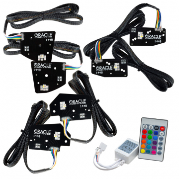 view Oracle 1448-504 ColorSHIFT Headlight DRL Kit, w/Simple Controller for RAM 1500 '19-'24