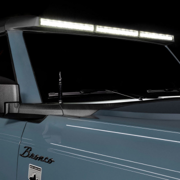 view Oracle 5888-023-MF Integrated Windshield Roof LED Light Bar, Grey for Ford Bronco '21-'25